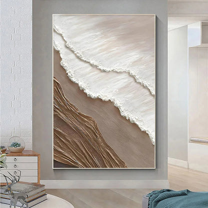 Abstract Ocean Waves Seascape Coastal Wall Art Canvas Prints For Living Room Bedroom Wall Decor
