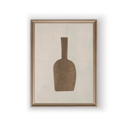 Abstract Still Life Vases Minimalist Vintage Wall Art  Canvas Prints Neutral Tone Poster For Living Room Dining Room Scandinavian Home Decor