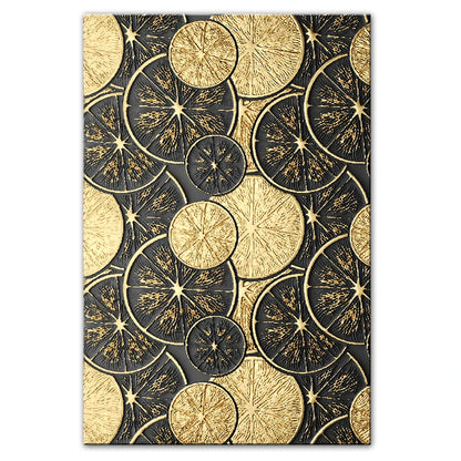 Abstract Golden Black Tree Wall Art Fine Art Canvas Prints For Living Room Dining Room Entrance Art