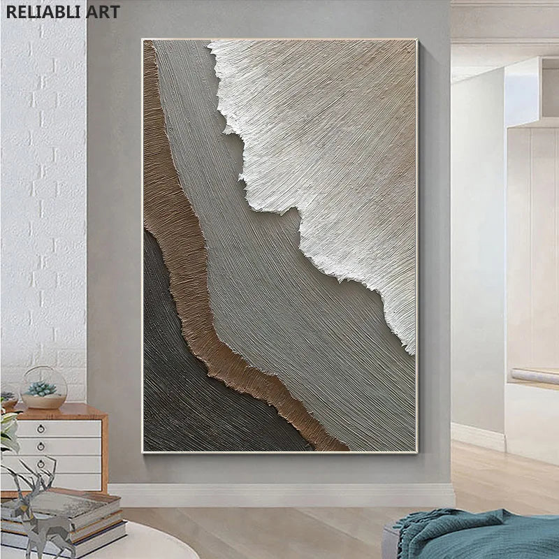 Abstract Ocean Waves Seascape Coastal Wall Art Canvas Prints For Living Room Bedroom Wall Decor