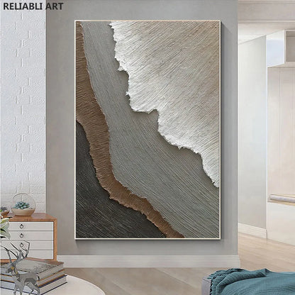Abstract Ocean Waves Seascape Coastal Wall Art Canvas Prints For Living Room Bedroom Wall Decor