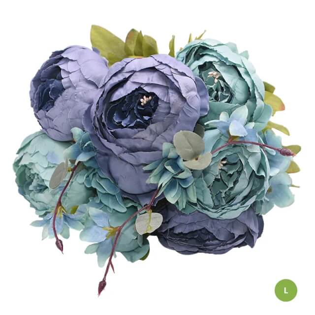 Fashionable Artificial Silk Peony Flower Bouquet For Wedding Venue Living Room Bedroom Stylish Peonies Floral Display For Modern Home Décor