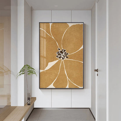 Big Floral Abstract Botanical Pastel Wall Art Canvas Prints For Modern Apartment Living Room Dining Room Wall Decor