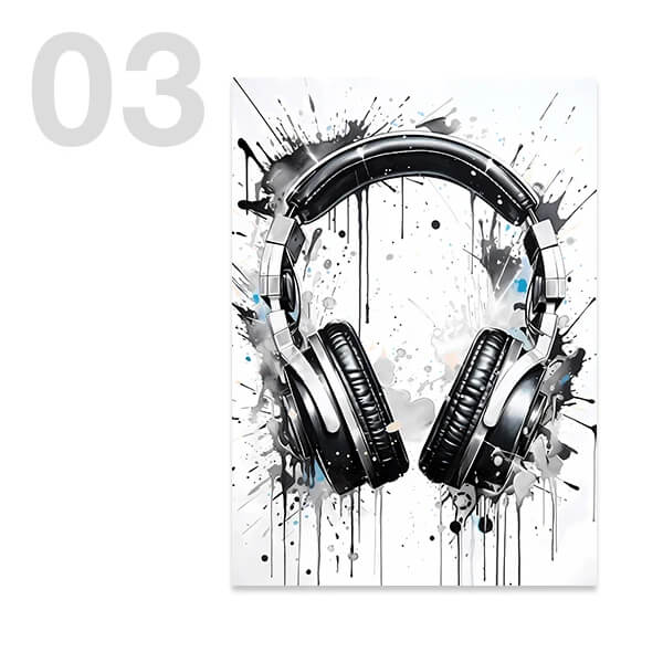 Black White Game Controller Minimalist Wall Art Canvas Print For Office Children Room Wall Décor