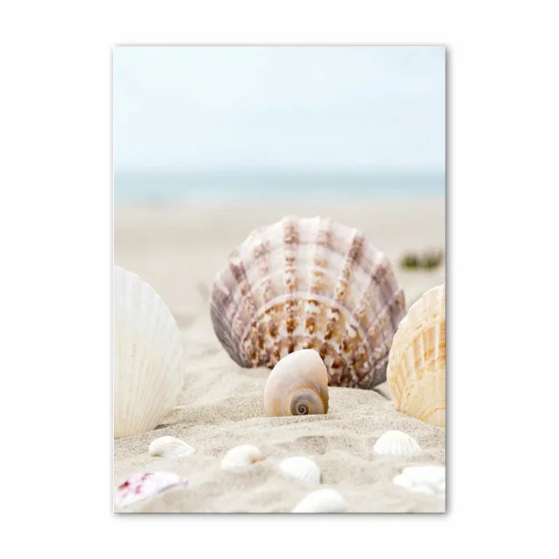 Blue Ocean Beach Landscape Tropical Travel Wall Art Canvas Prints For Living Room Decor