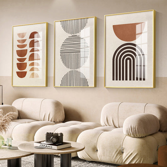 Abstract Minimalist Geometric Wall Art Canvas Prints for Living Room Dining Room Modern Home Office Art Decor