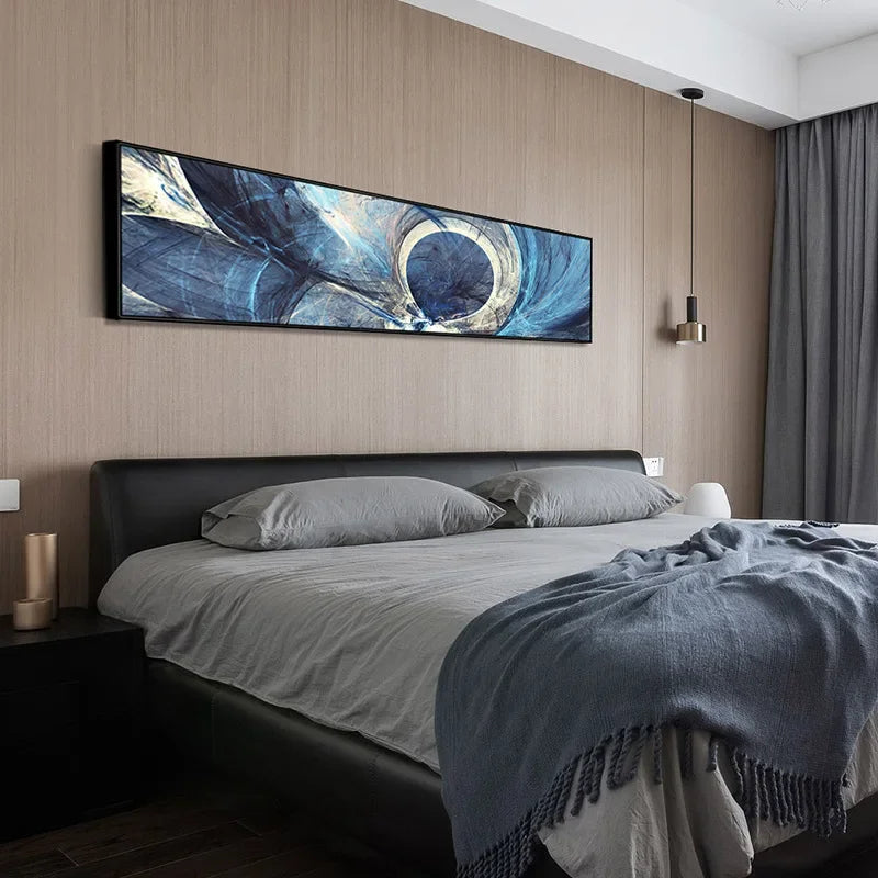 Colorful Abstract Alien Sky Wall Art Canvas Prints Wide Format Poster For Living Room Above The Sofa Art