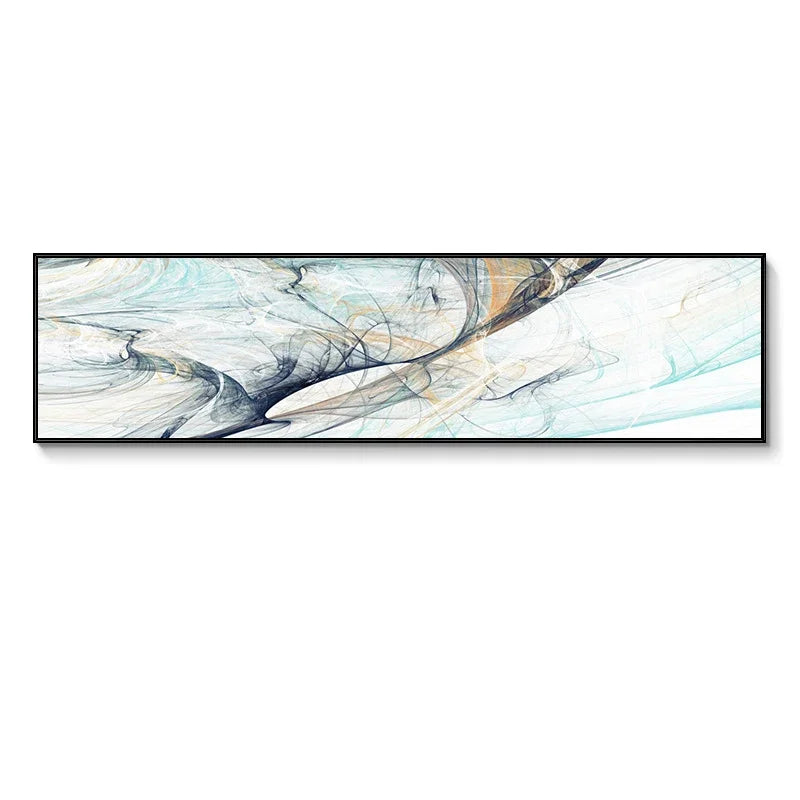 Colorful Abstract Alien Sky Wall Art Canvas Prints Wide Format Poster For Living Room Above The Sofa Art