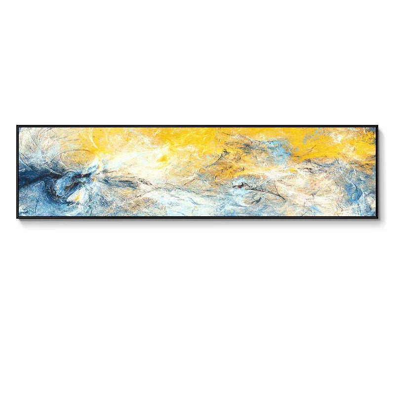Colorful Abstract Alien Sky Wall Art Canvas Prints Wide Format Poster For Living Room Above The Sofa Art