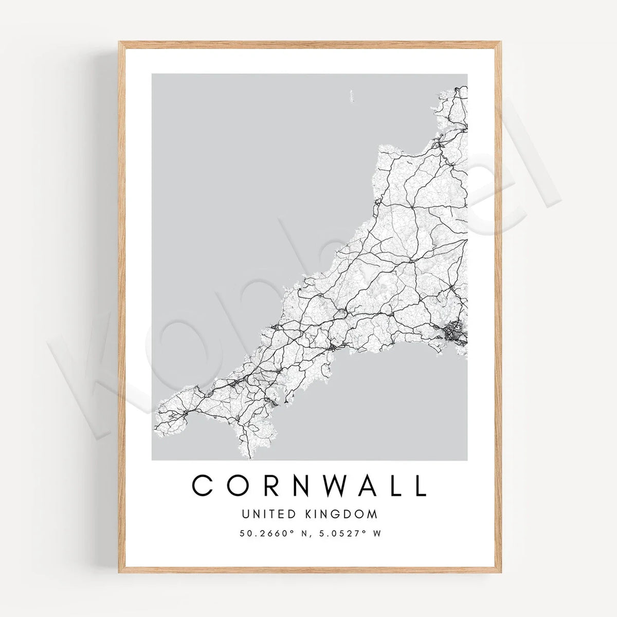 City Map Posters Wall Art - Beijing, Cape Town, Sydney, Los Angeles, Milan, Houston, Seattle, Abu Dhabi, Cornwall, Bristol, Gosport, Pudsey Wall Map Black White Canvas Prints Minimalist Posters For Office