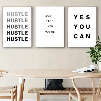 Daily Motivation Inspirational Quotations Posters Wall Art Canvas Prints Simple Quotes Pictures For Bedroom Home Office Decor