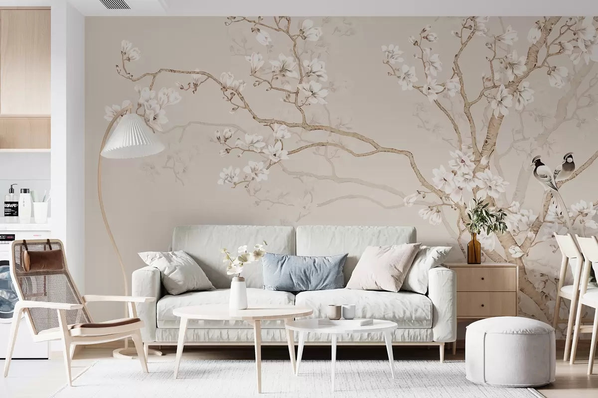 Chinoiserie Chic Mural Wallpaper (SqM)