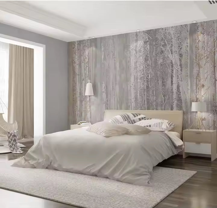 Abstract Nordic Forest Wall Mural (SqM)