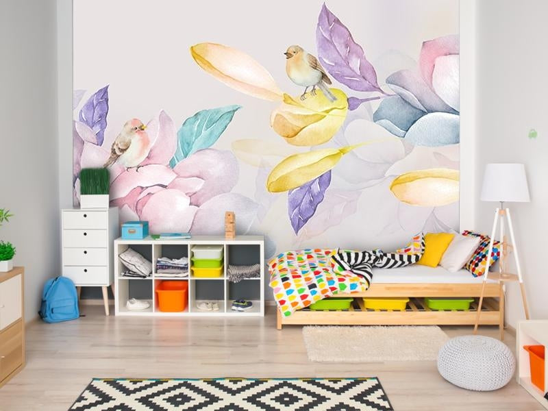 Magnolia Flowers Wall Mural (SqM)