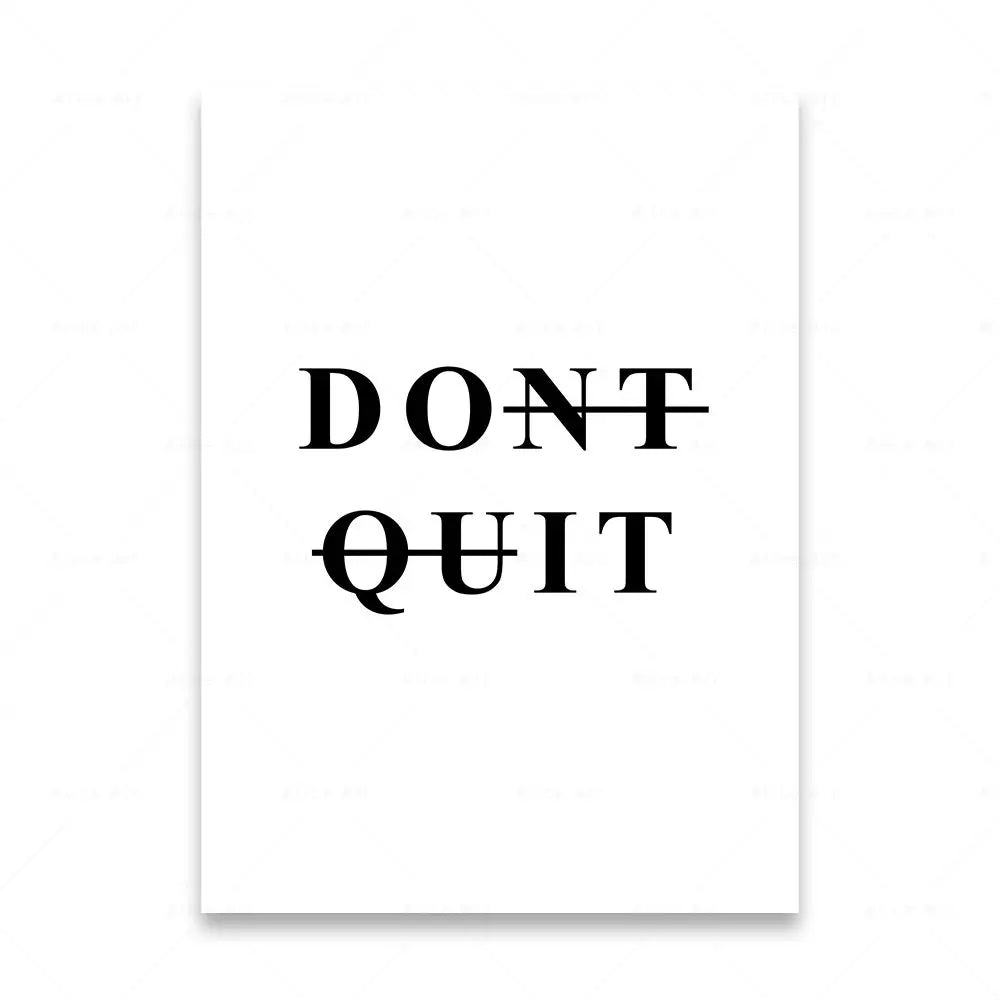 Dream It Do It Motivational Quotes Posters Wall Art Canvas Prints Daily Mantra Quotations Wall Decor For Living Room Bedroom Office Decor