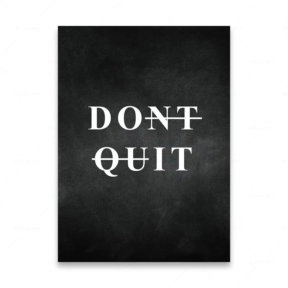 Dream It Do It Motivational Quotes Posters Wall Art Canvas Prints Daily Mantra Quotations Wall Decor For Living Room Bedroom Office Decor