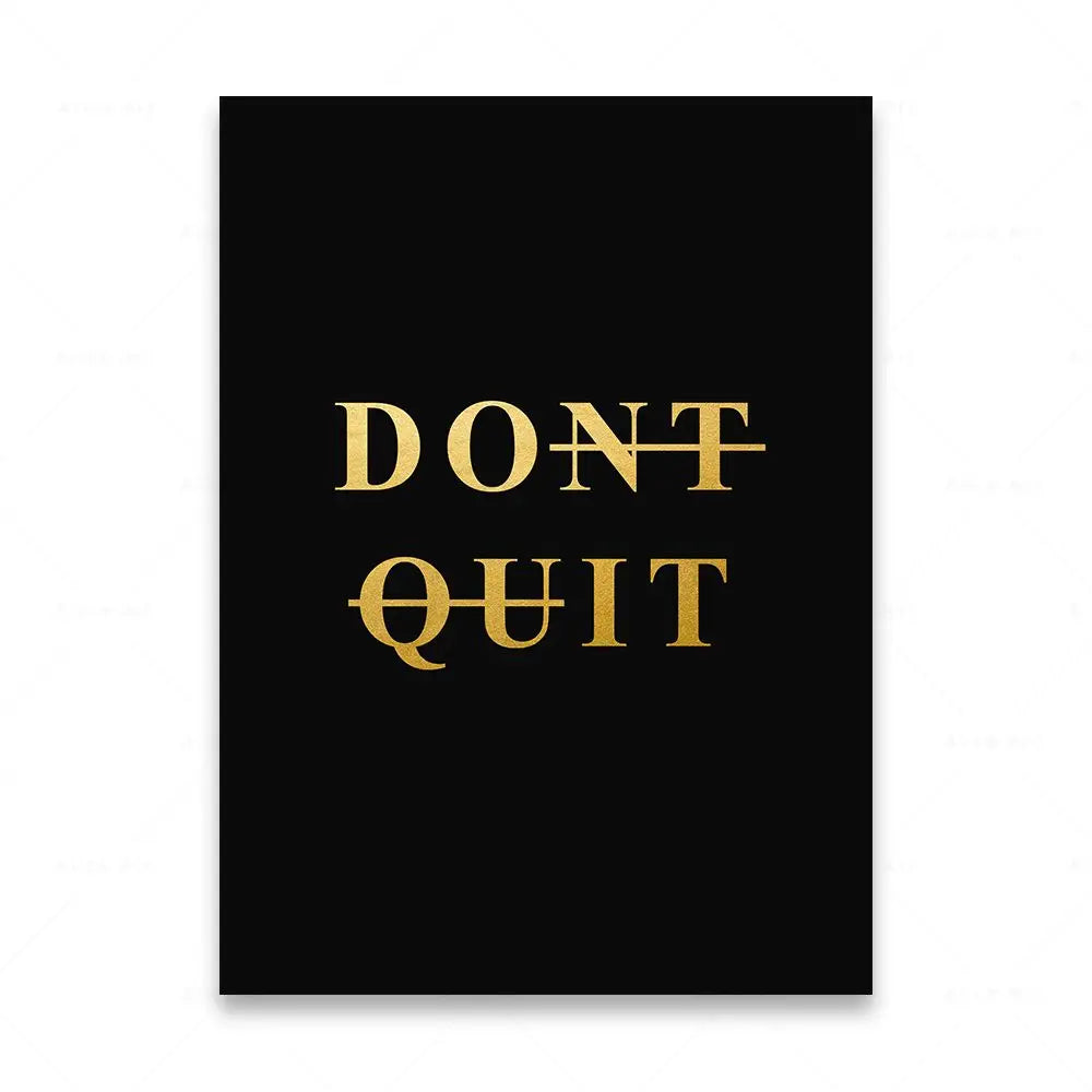 Dream It Do It Motivational Quotes Posters Wall Art Canvas Prints Daily Mantra Quotations Wall Decor For Living Room Bedroom Office Decor