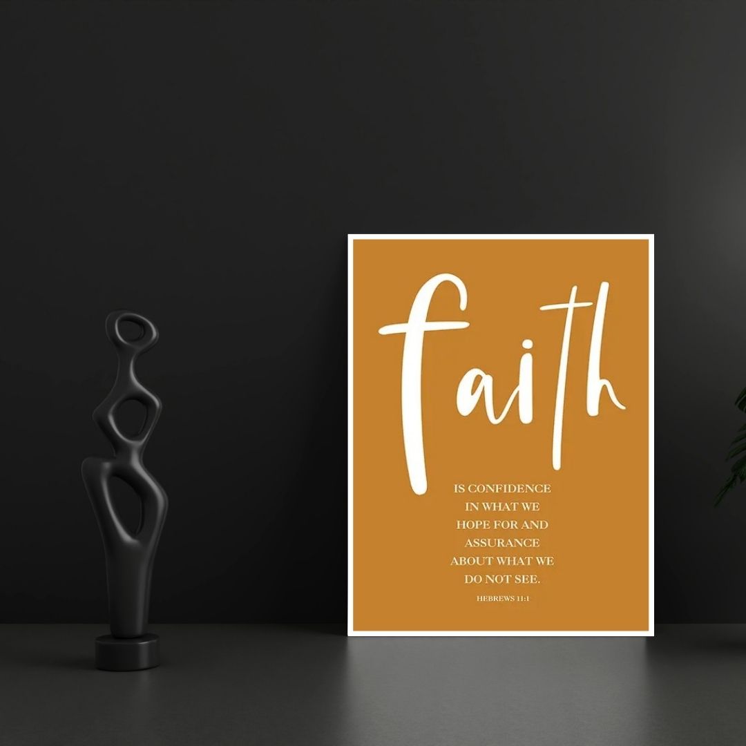 Faith Hope Love Hebrews 11 Jeremiah 29 John 316 Wall Art Canvas Print Bible Quotes Wall Art Poster