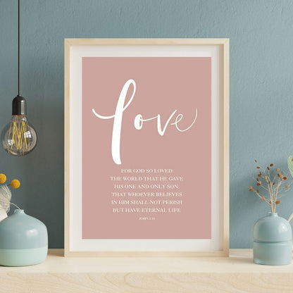 Faith Hope Love Hebrews 11 Jeremiah 29 John 316 Wall Art Canvas Print Bible Quotes Wall Art Poster