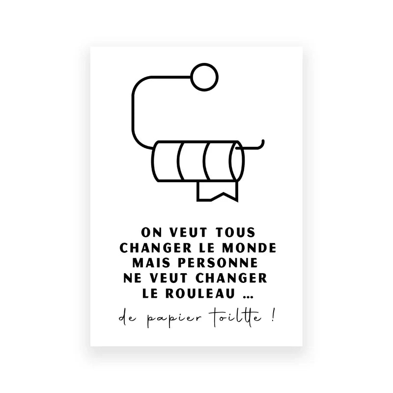 Bathroom Rules French Quotes Funny Toilet Wall Art Canvas Prints Typographic Quotations For Bathroom Toilet Room WC Wall Decor