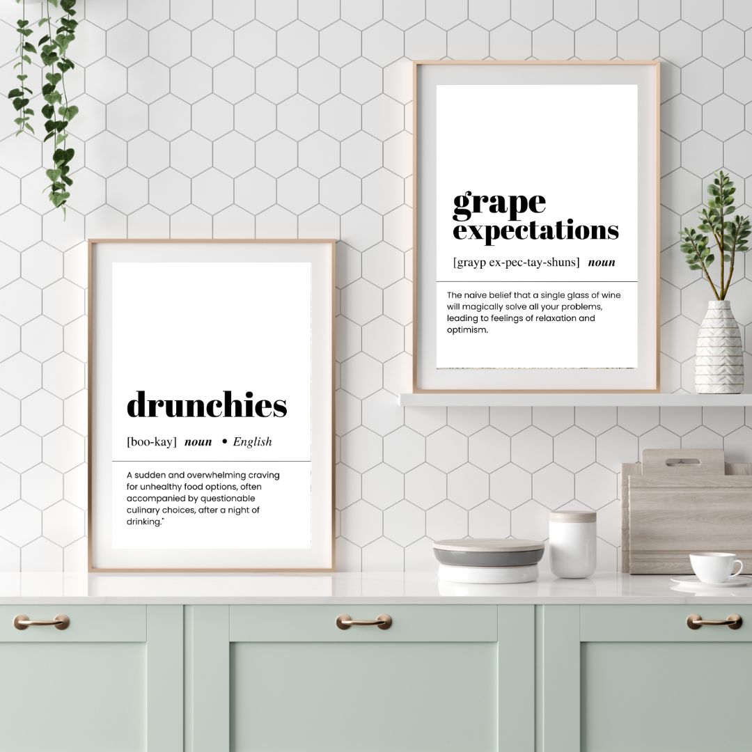 Funny Kitchen Quote Depresso Canvas Print Wall Art For Minimalist Dining Room Kitchen Wall Decor