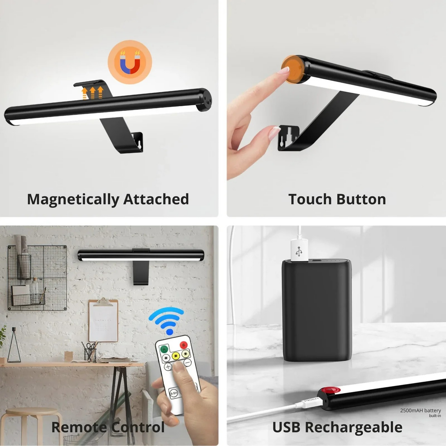 Gallery Lamp – Wireless Rechargeable Wall Lamp