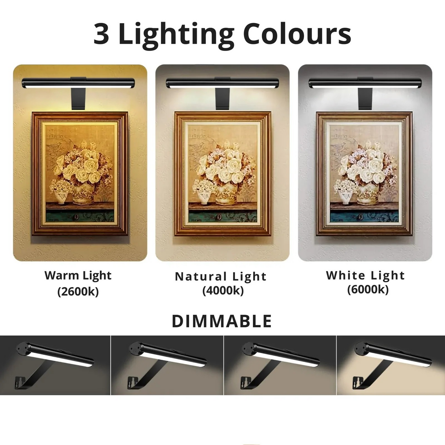 Gallery Lamp – Wireless Rechargeable Wall Lamp