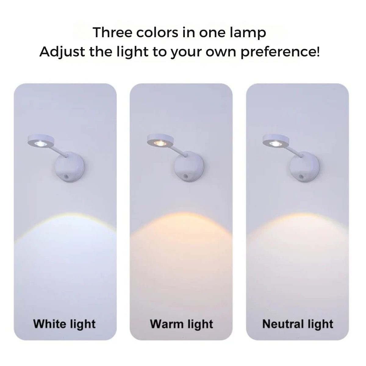 Gallery Spotlight – Wireless Rechargeable Wall Lamp