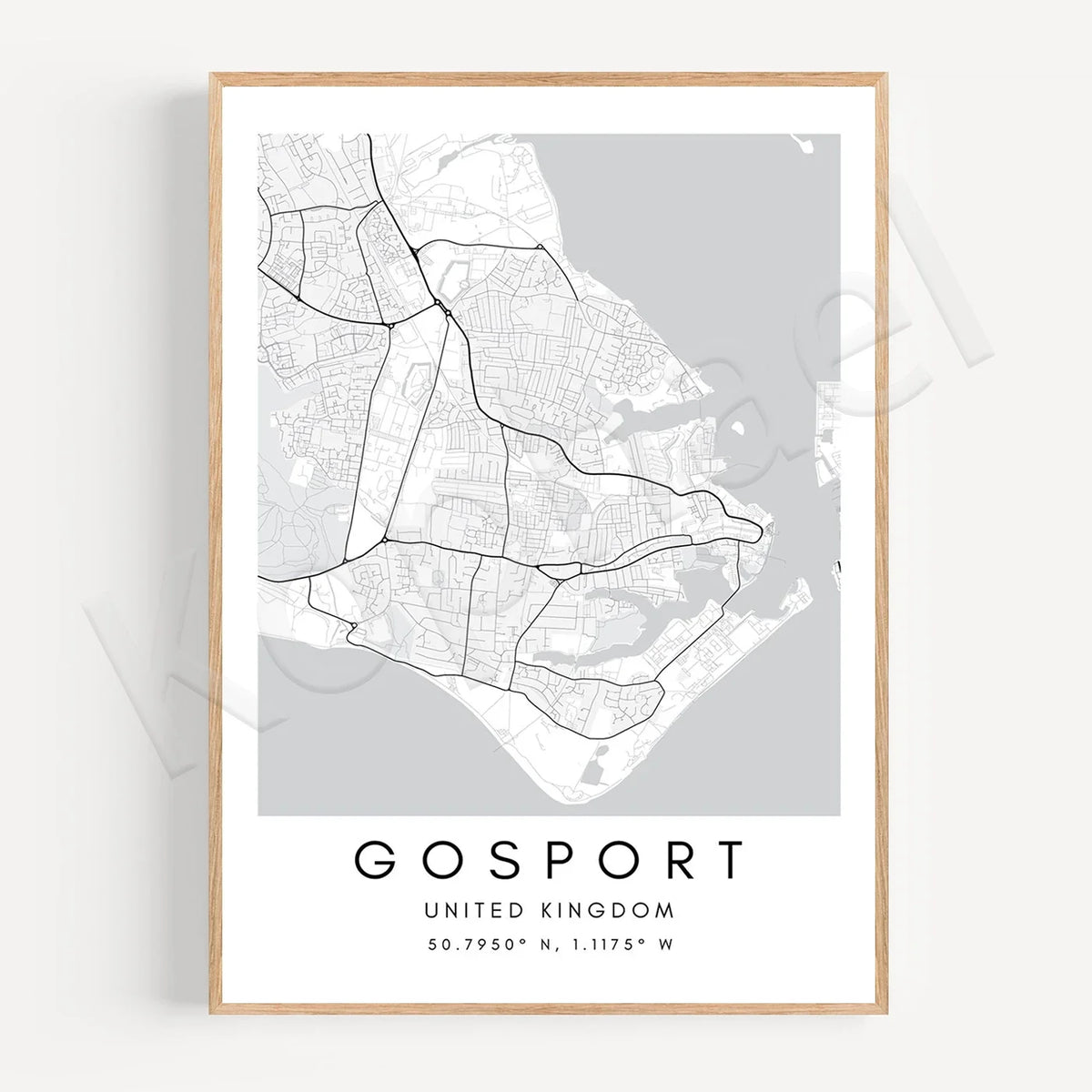 City Map Posters Wall Art - Beijing, Cape Town, Sydney, Los Angeles, Milan, Houston, Seattle, Abu Dhabi, Cornwall, Bristol, Gosport, Pudsey Wall Map Black White Canvas Prints Minimalist Posters For Office