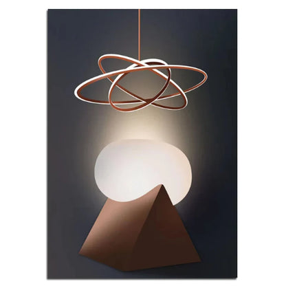 Abstract Futuristic Modern Aesthetics Wall Art Canvas Prints Pictures For Modern Loft Living Room Home Office Wall Decor