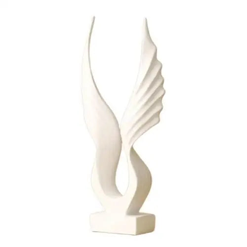 Golden Angel Wings Sculpture Resin Statue For Living Room Coffee Table Sideboard Mantelpiece  Home Decor Accessories
