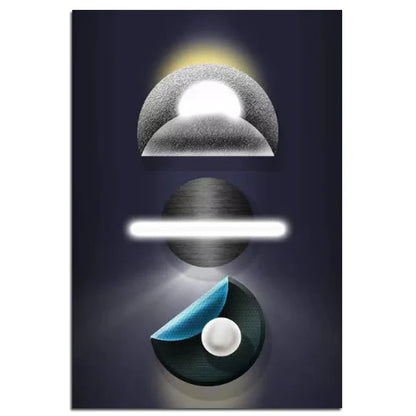 Abstract Futuristic Modern Aesthetics Wall Art Canvas Prints Pictures For Modern Loft Living Room Home Office Wall Decor