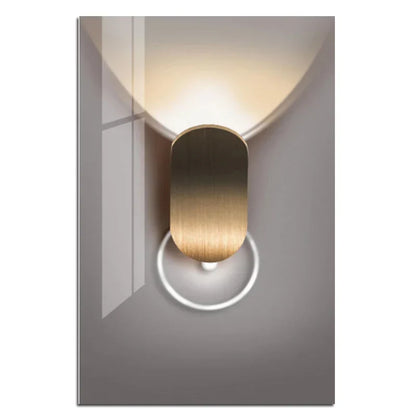 Abstract Futuristic Modern Aesthetics Wall Art Canvas Prints Pictures For Modern Loft Living Room Home Office Wall Decor