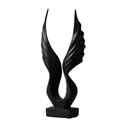 Golden Angel Wings Sculpture Resin Statue For Living Room Coffee Table Sideboard Mantelpiece  Home Decor Accessories