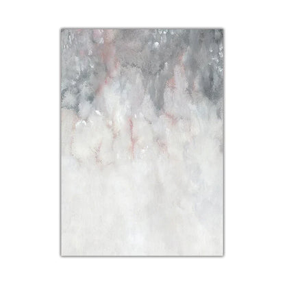 Abstract Shades Of Pink Gray Minimalist Wall Art Canvas Prints For Modern Living Room Wall Decor