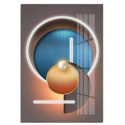 Abstract Futuristic Modern Aesthetics Wall Art Canvas Prints Pictures For Modern Loft Living Room Home Office Wall Decor