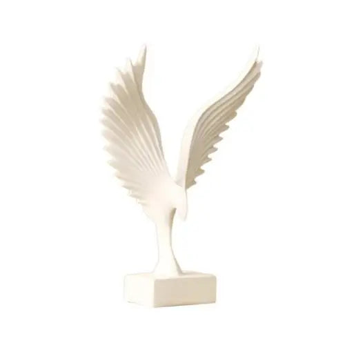Golden Angel Wings Sculpture Resin Statue For Living Room Coffee Table Sideboard Mantelpiece  Home Decor Accessories