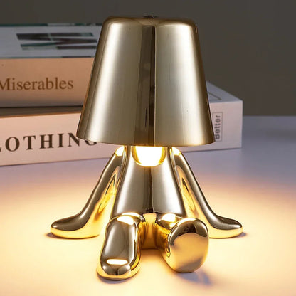 Little Golden Man Table Nordic Lamp