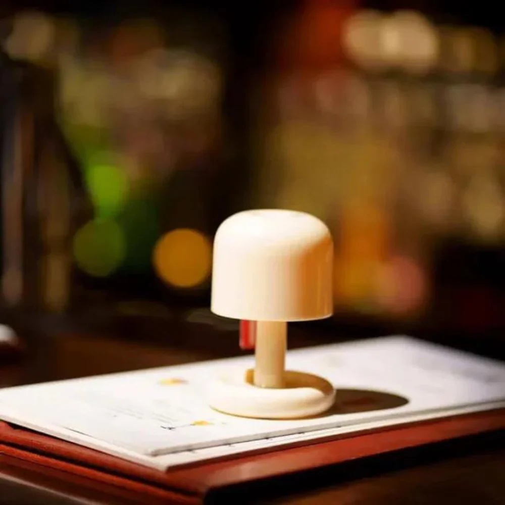Mini Cute Mushroom Lamp – Compact USB Mood Light