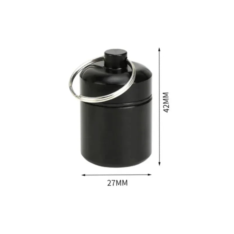 Mini Portable Aluminum Waterproof Pill Box