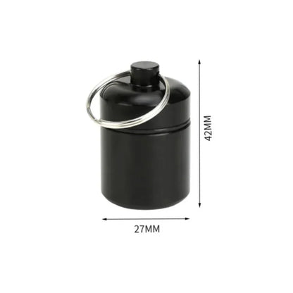 Mini Portable Aluminum Waterproof Pill Box