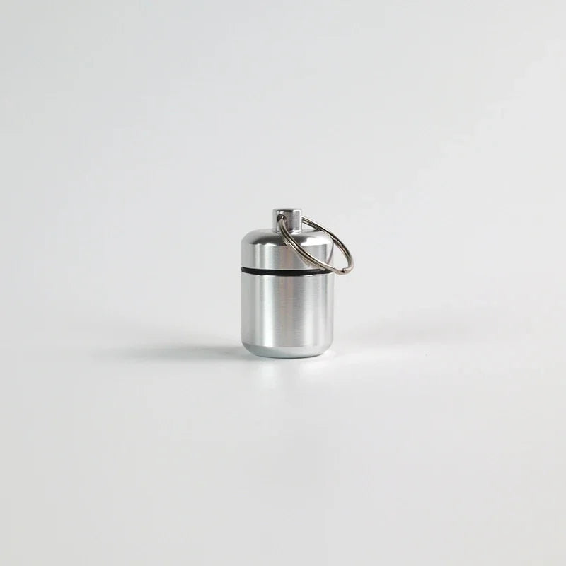 Mini Portable Aluminum Waterproof Pill Box