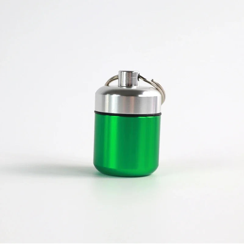 Mini Portable Aluminum Waterproof Pill Box