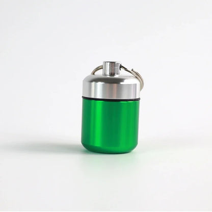 Mini Portable Aluminum Waterproof Pill Box
