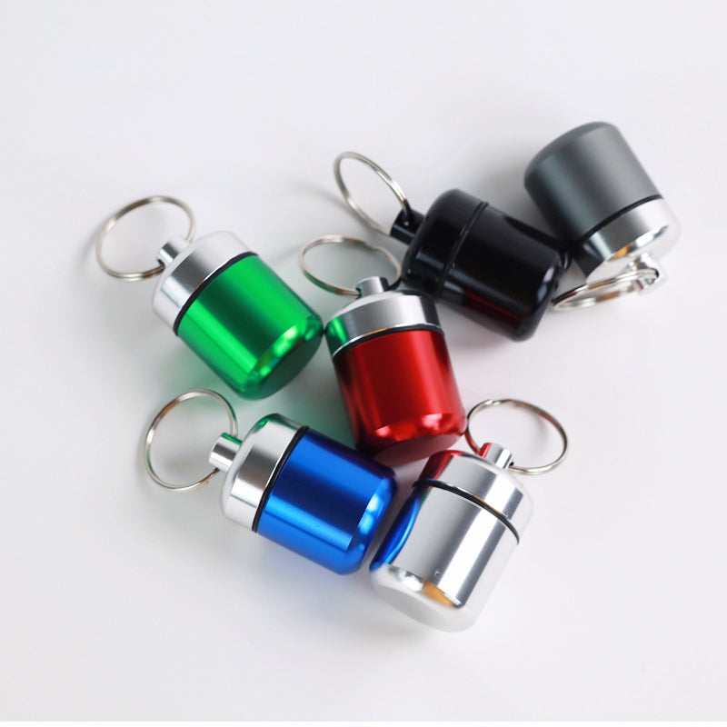 Mini Portable Aluminum Waterproof Pill Box