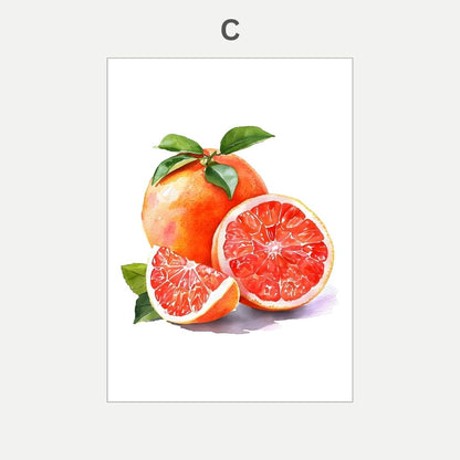 Grapefruit with a slice on a white background