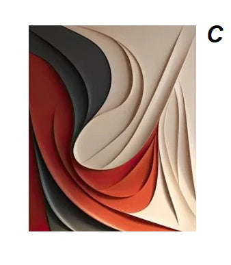 Minimalist White Abstract 3D Effect Wall Art Canvas Print Nordic Geometric Poster For Modern Living Room Office Décor