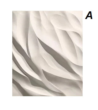 Minimalist White Abstract 3D Effect Wall Art Canvas Print Nordic Geometric Poster For Modern Living Room Office Décor