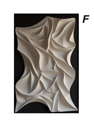 Minimalist White Abstract 3D Effect Wall Art Canvas Print Nordic Geometric Poster For Modern Living Room Office Décor