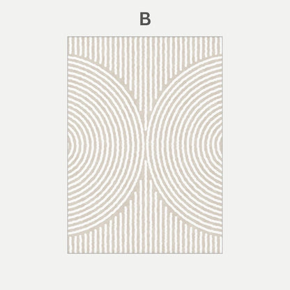 Modern Abstract Black White Beige Geometric Wall Art Canvas Prints For Nordic Living Room Wall Decor